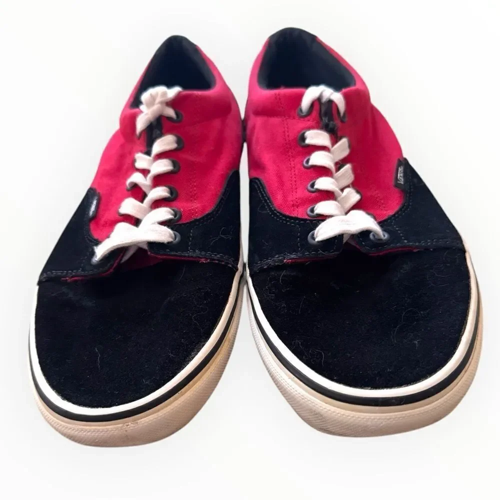 Vans Era 2 Tone Formula One Mens Size 12 Black Red Lace Up Classic Skate Shoes